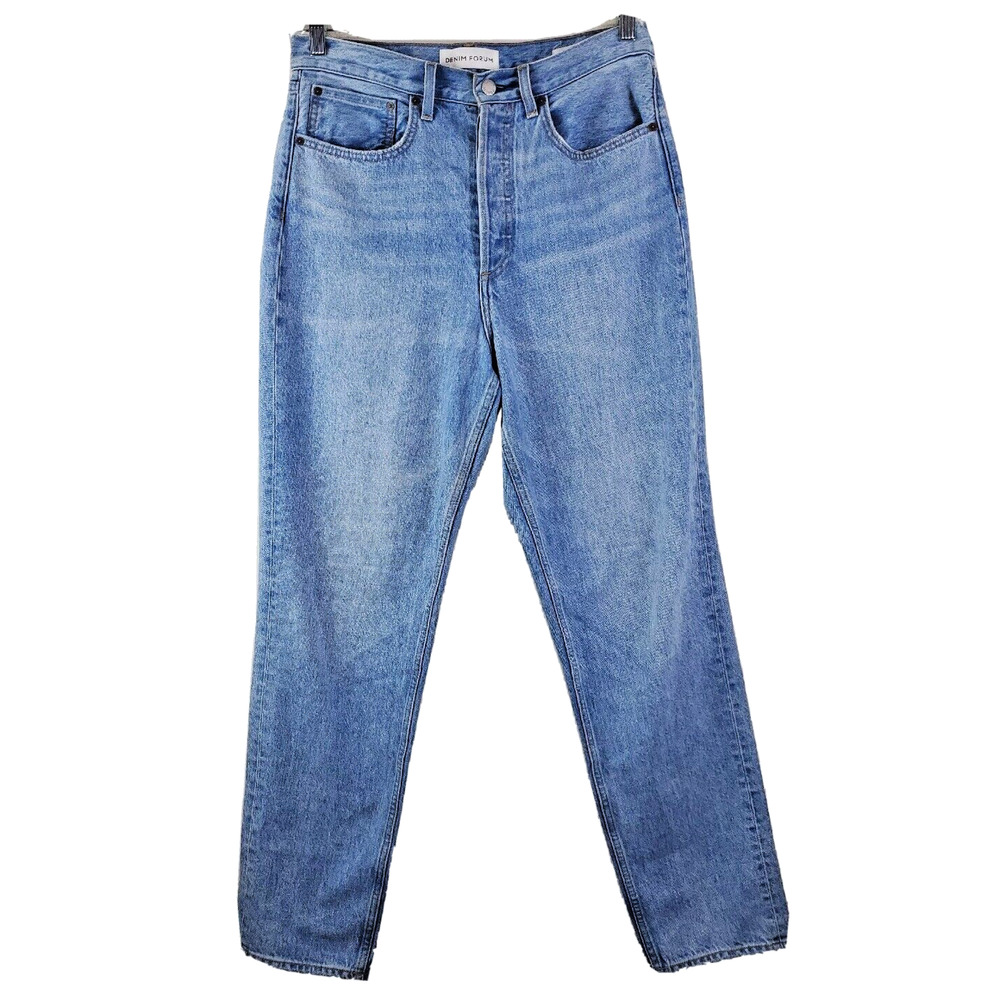 Denim Forum Jeans 28 Long Womens The BF HIGH‎ Rise LOOSE Organic Cotton Aritzia